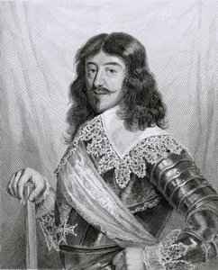 Louis XIII King of France, engraved by Pannier